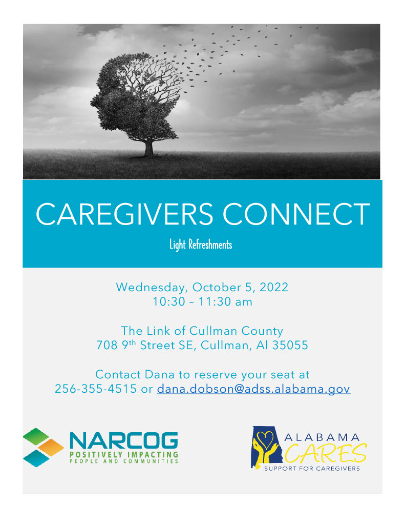 Caregivers Connect Flyer Cullman location October1024 1