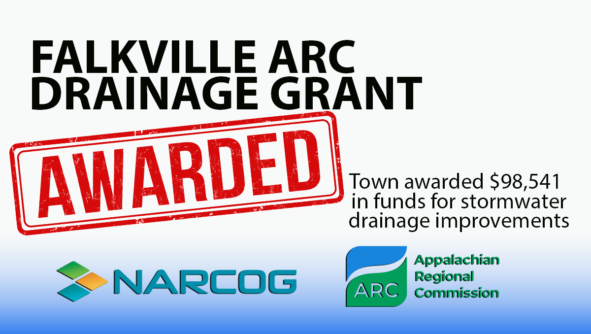 Falkville Awarded ARC Grant for Stormwater Drainage Improvements