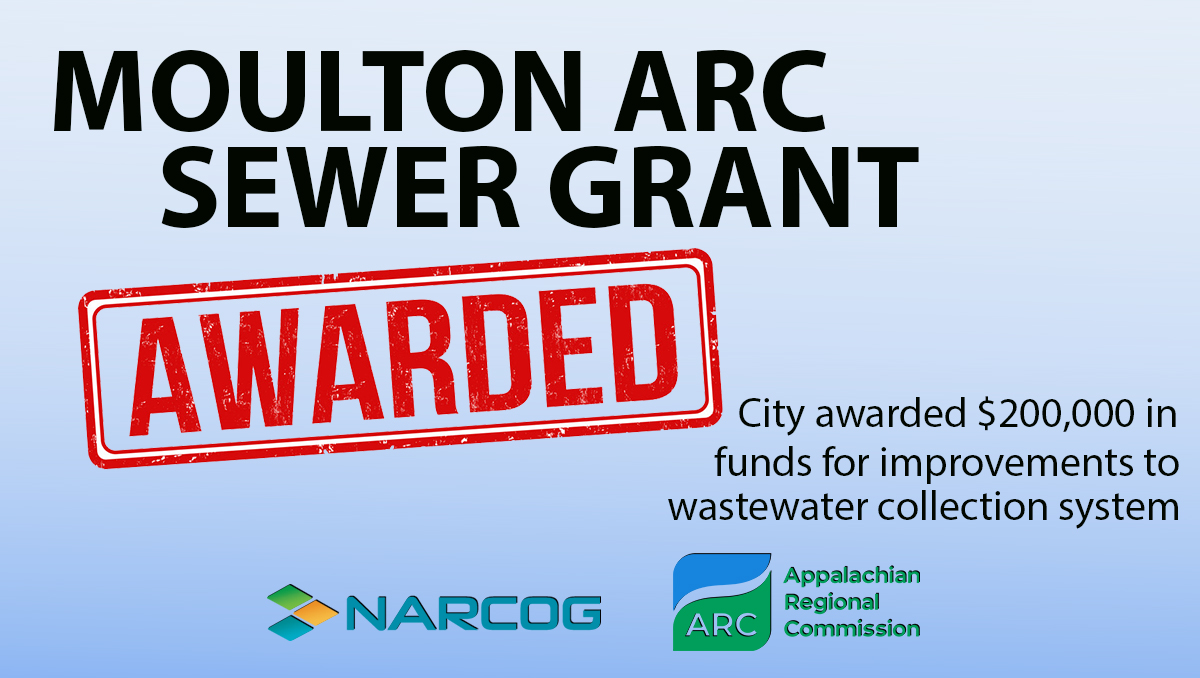 Moulton Awarded ARC Grant for Sewer Improvements