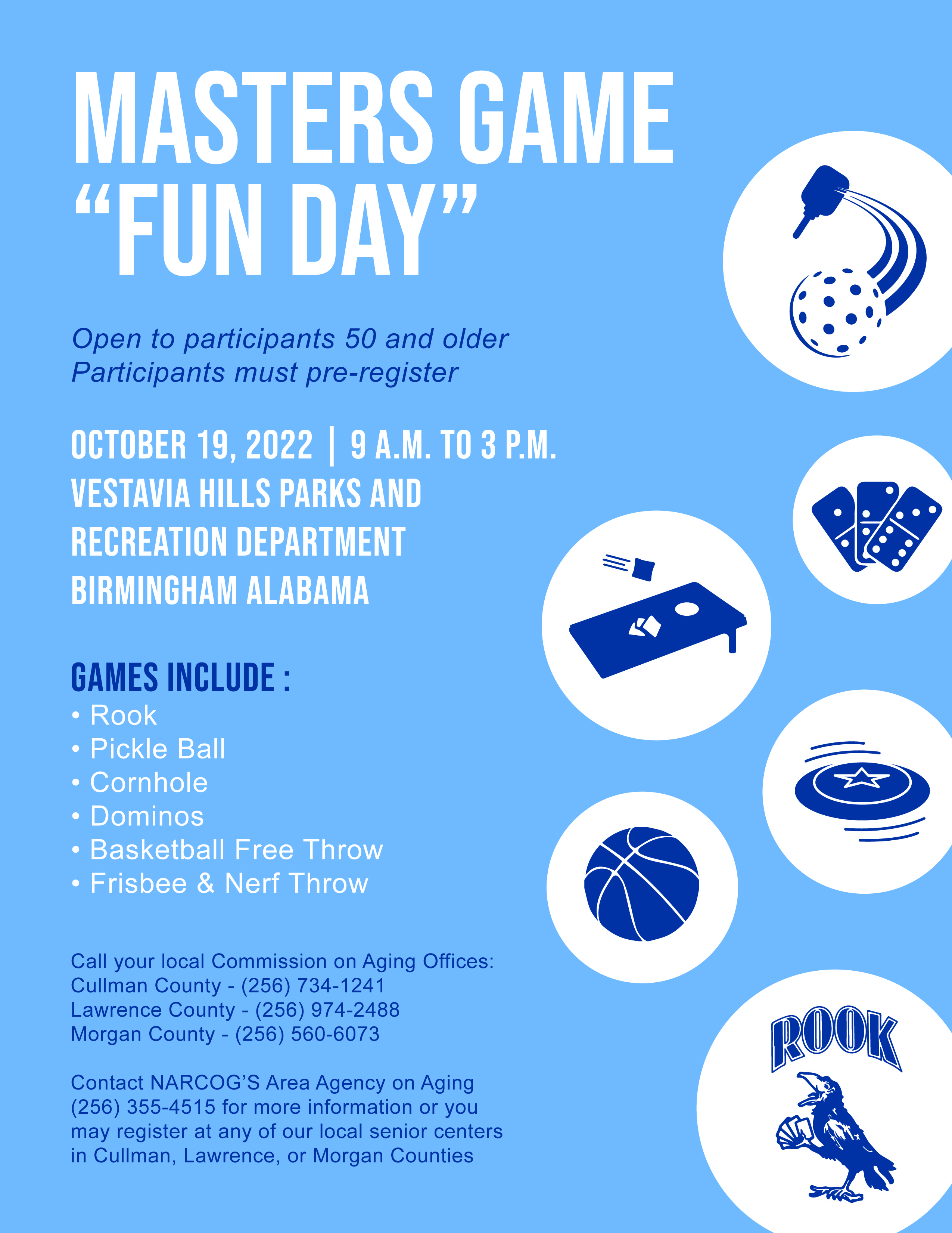 masters game fun day flyer 01