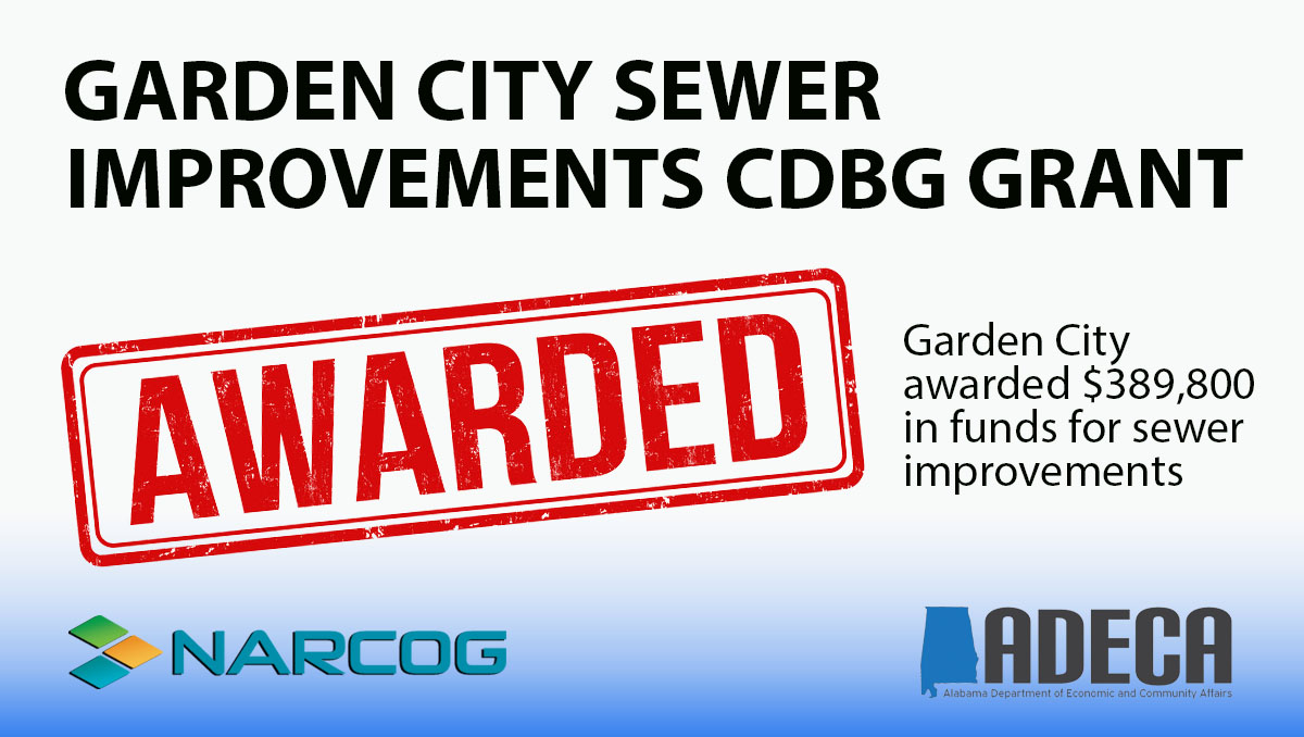 Garden City Awarded CDBG Grant for Sewer Improvement Project